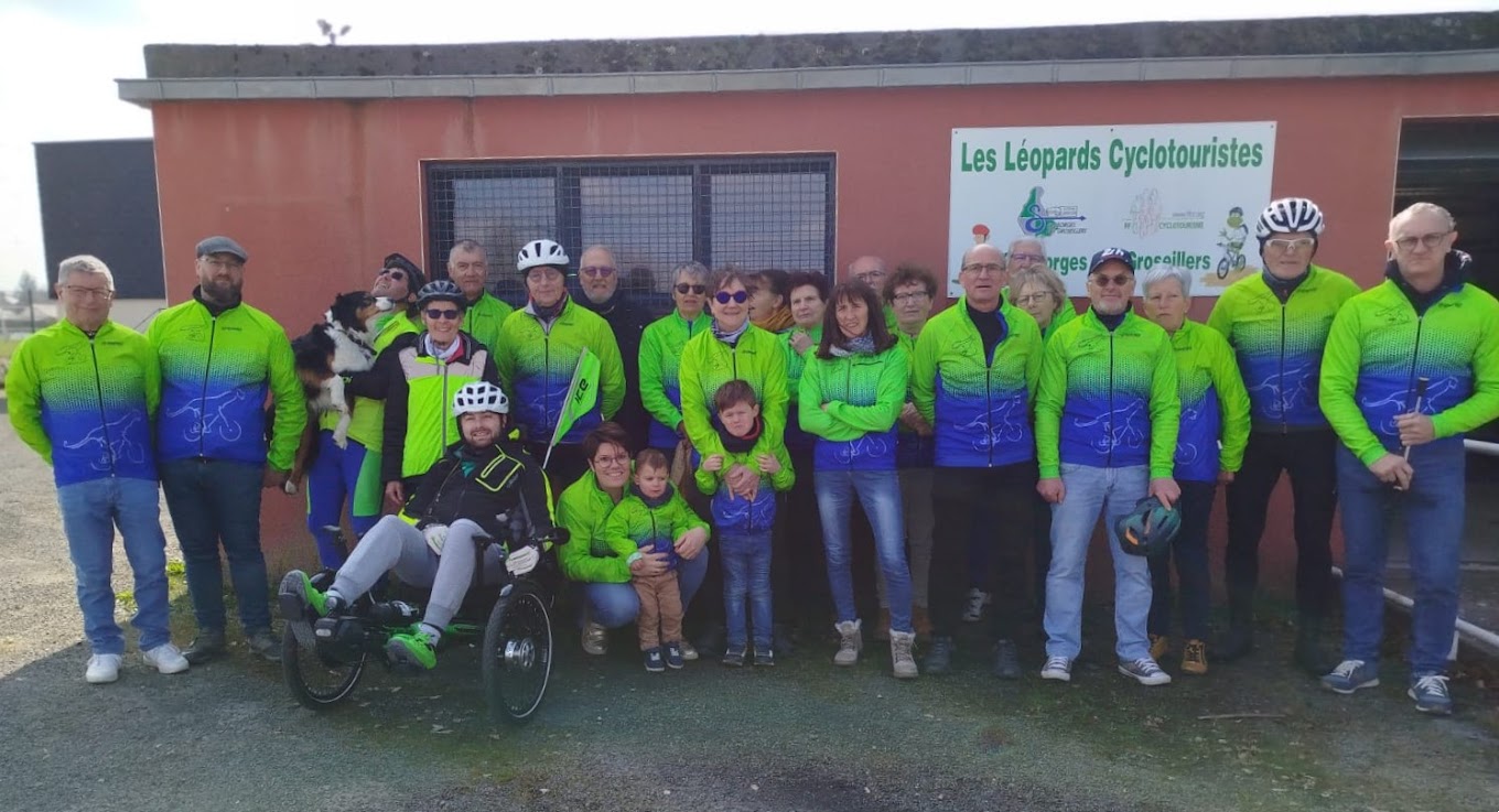 Les Léopards Cyclotouristes — photo de groupe